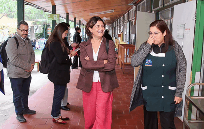SLEP Talagante visita establecimientos de educación de Isla de Maipo