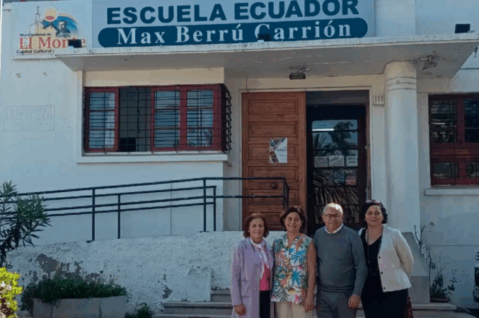 Equipo SLEP Talagante visita la Escuela Ecuador de la comuna de El Monte