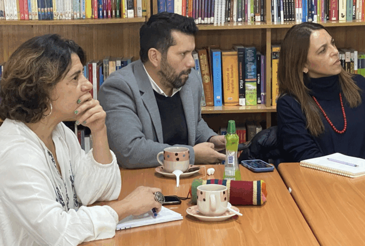 Visita SLEP Talagante a Jardines y liceso de la comuna de Padre Hurtado