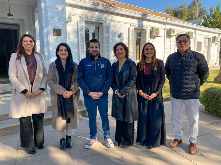 Jefa de la Dirección de Implementación de los SLEP, directora del SLEP Talagante visitaron la comuna de Padre Hurtado